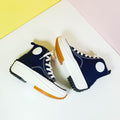 Chunky Sole Denim Women Sneakers Navy - toastitoes 