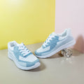 Super Comfy Ladies Sneakers Blue White Color - toastitoes 