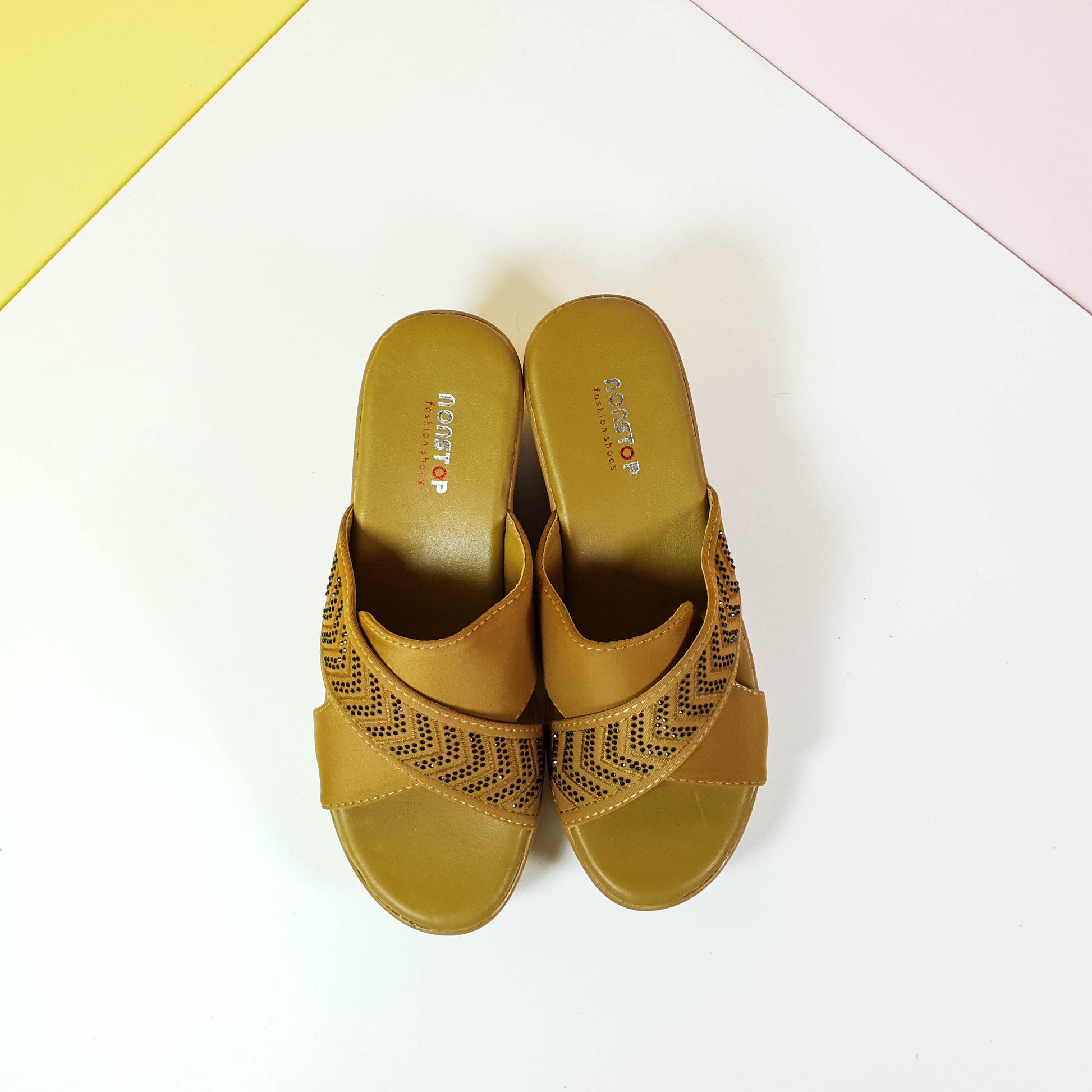 Comfy Women Heel Slippers Mustard - toastitoes 