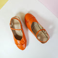 Mary Jane Women Shoes Orange - toastitoes 