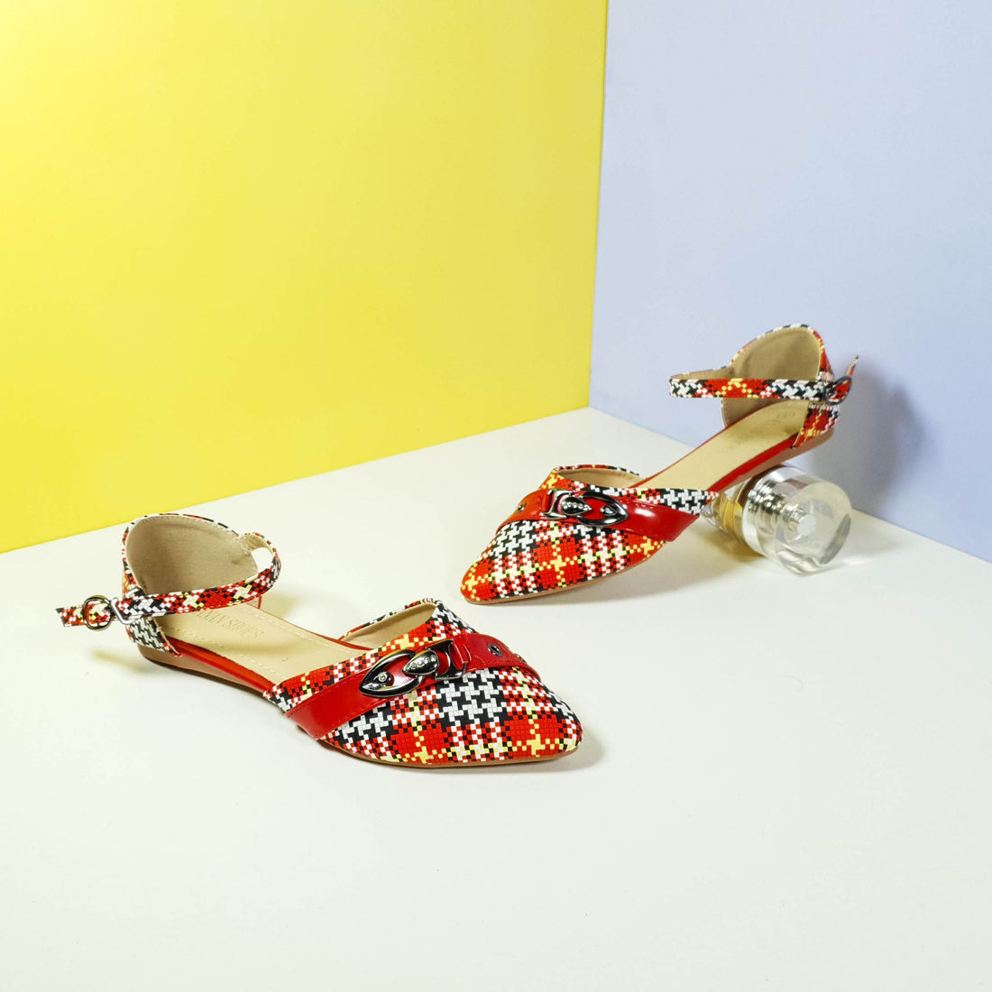 Comfy Flat Pumps Red - toastitoes 