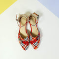 Comfy Flat Pumps Red - toastitoes 