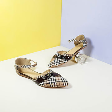 Comfy Flat Pumps Coffee - toastitoes 