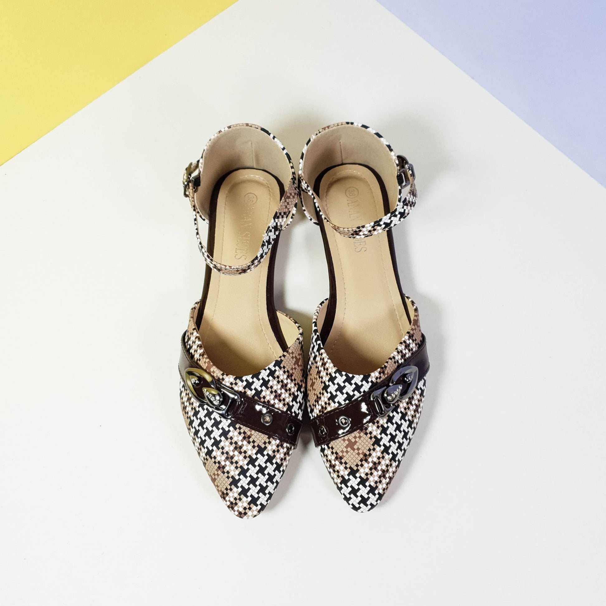 Comfy Flat Pumps Coffee - toastitoes 