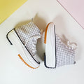 Chunky Sole Denim Women Sneakers Grey/White - toastitoes 