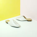 Back Open Women Shoes Beige - toastitoes 