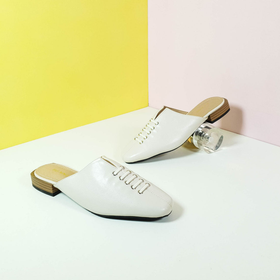 Back Open Women Shoes Beige - toastitoes 