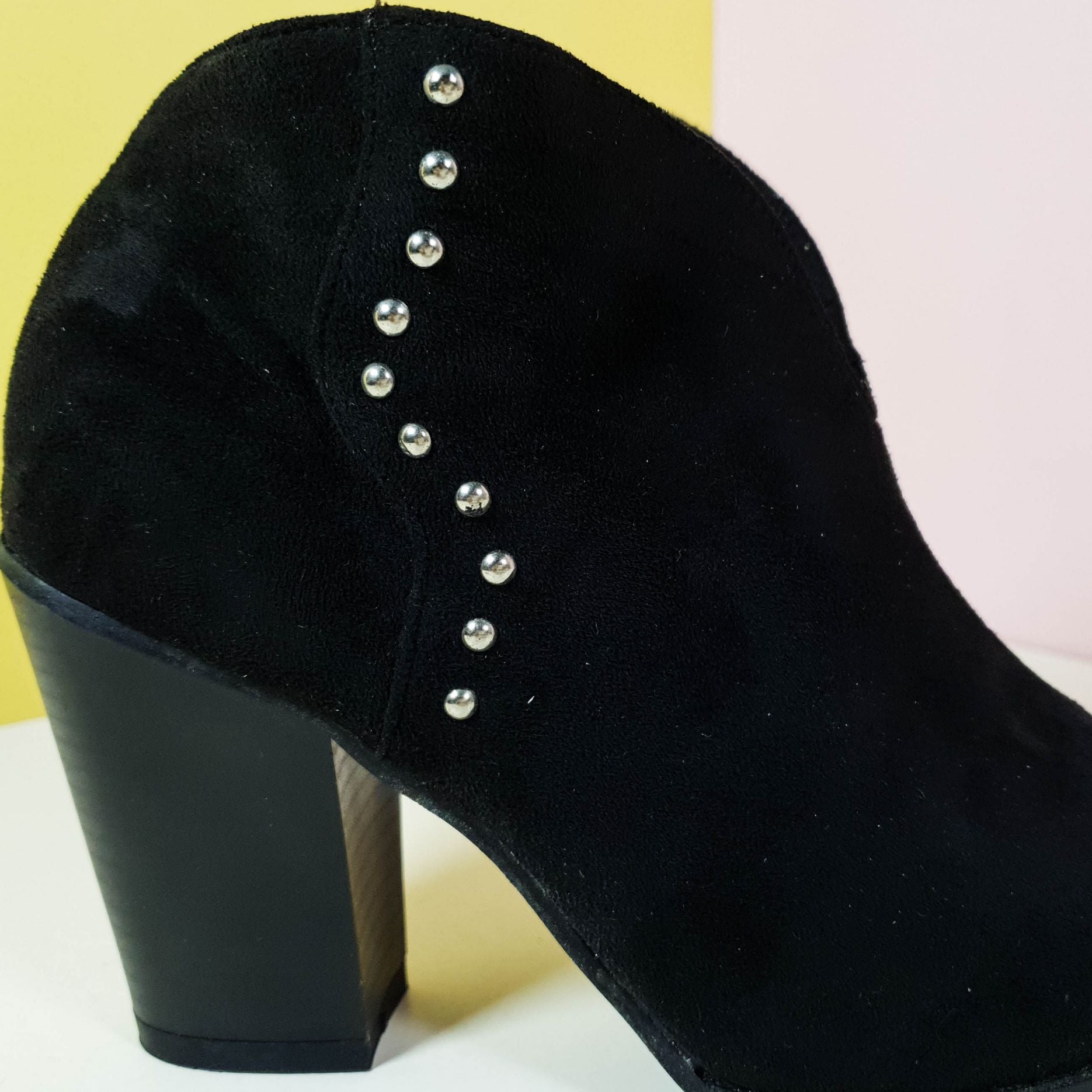 Block Heel Boots Black - toastitoes 