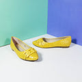 Subtle Soft Women Pumps Shoes Yellow - toastitoes 