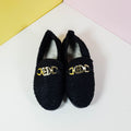 Cozy Fur Women Shoes Black - toastitoes 