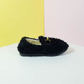 Cozy Fur Women Shoes Black - toastitoes 