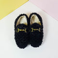 Cozy Fur Women Shoes Black - toastitoes 