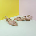 Low Block Heel Pumps Pink - toastitoes 