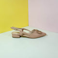 Low Block Heel Pumps Pink - toastitoes 