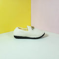 Cozy Fur Buckle Women Shoes White - toastitoes 