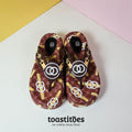 Thick Sole Scissors Women Slipper Brown - toastitoes 