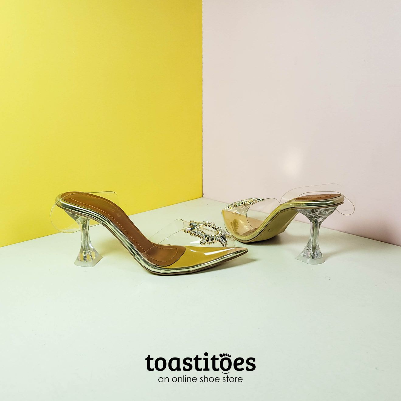 Real Cinderella Heels Gold - toastitoes 