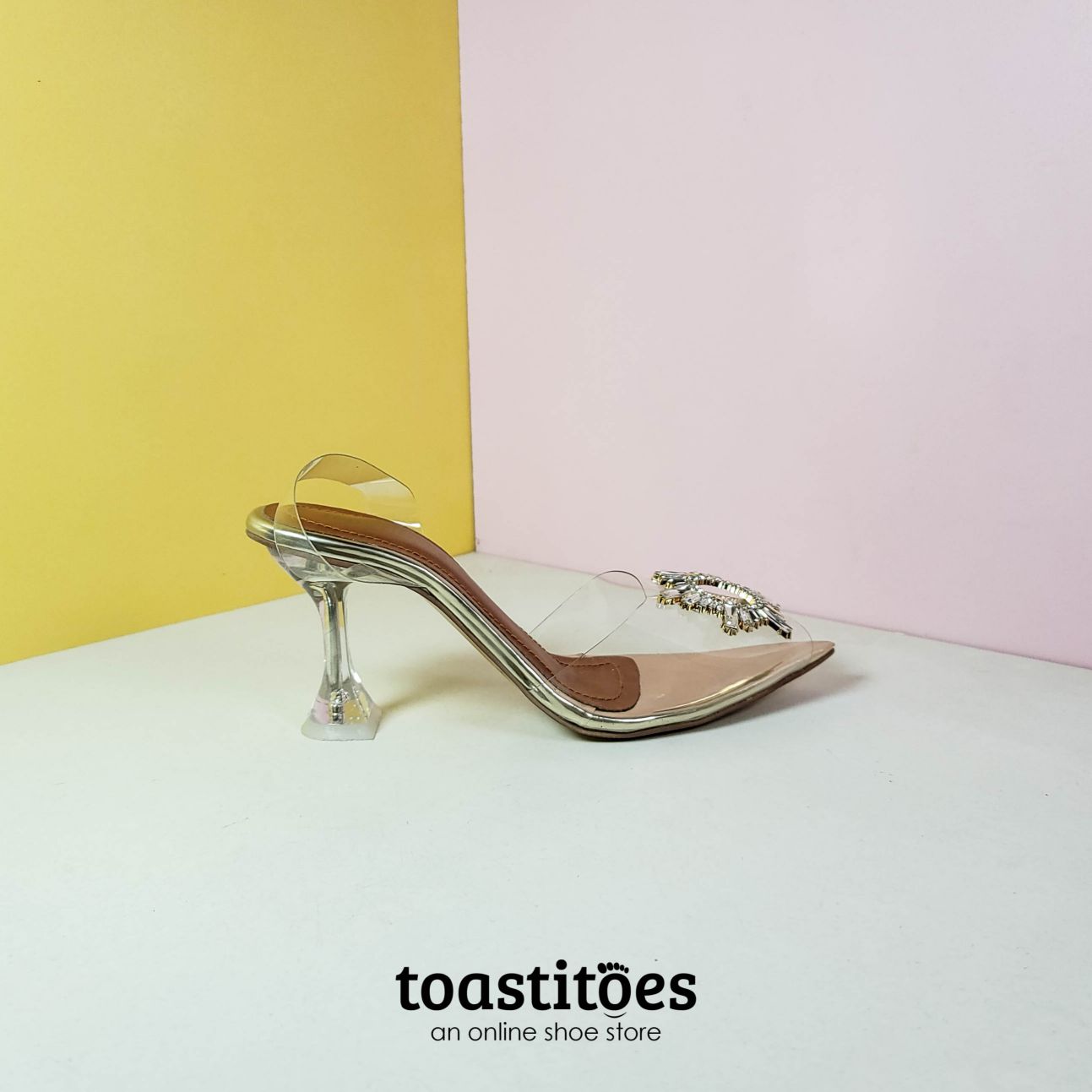 Real Cinderella Heels Gold - toastitoes 