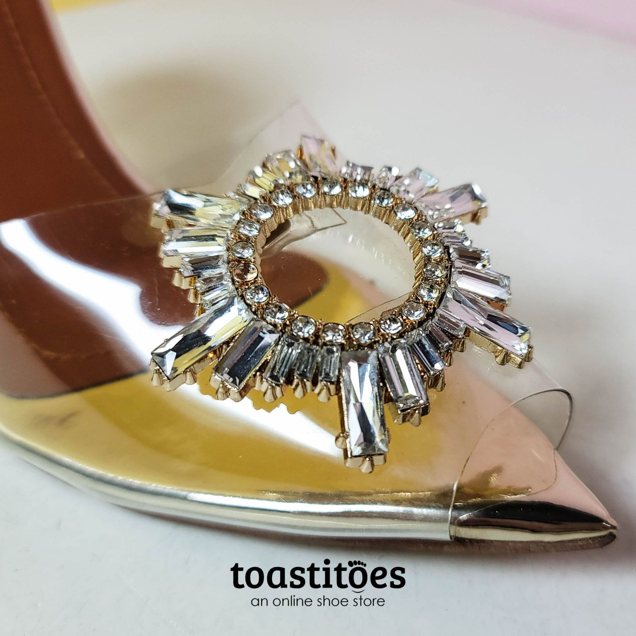 Real Cinderella Heels Gold - toastitoes 