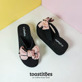 Chunky Sole Scissors Slippers Pink - toastitoes 