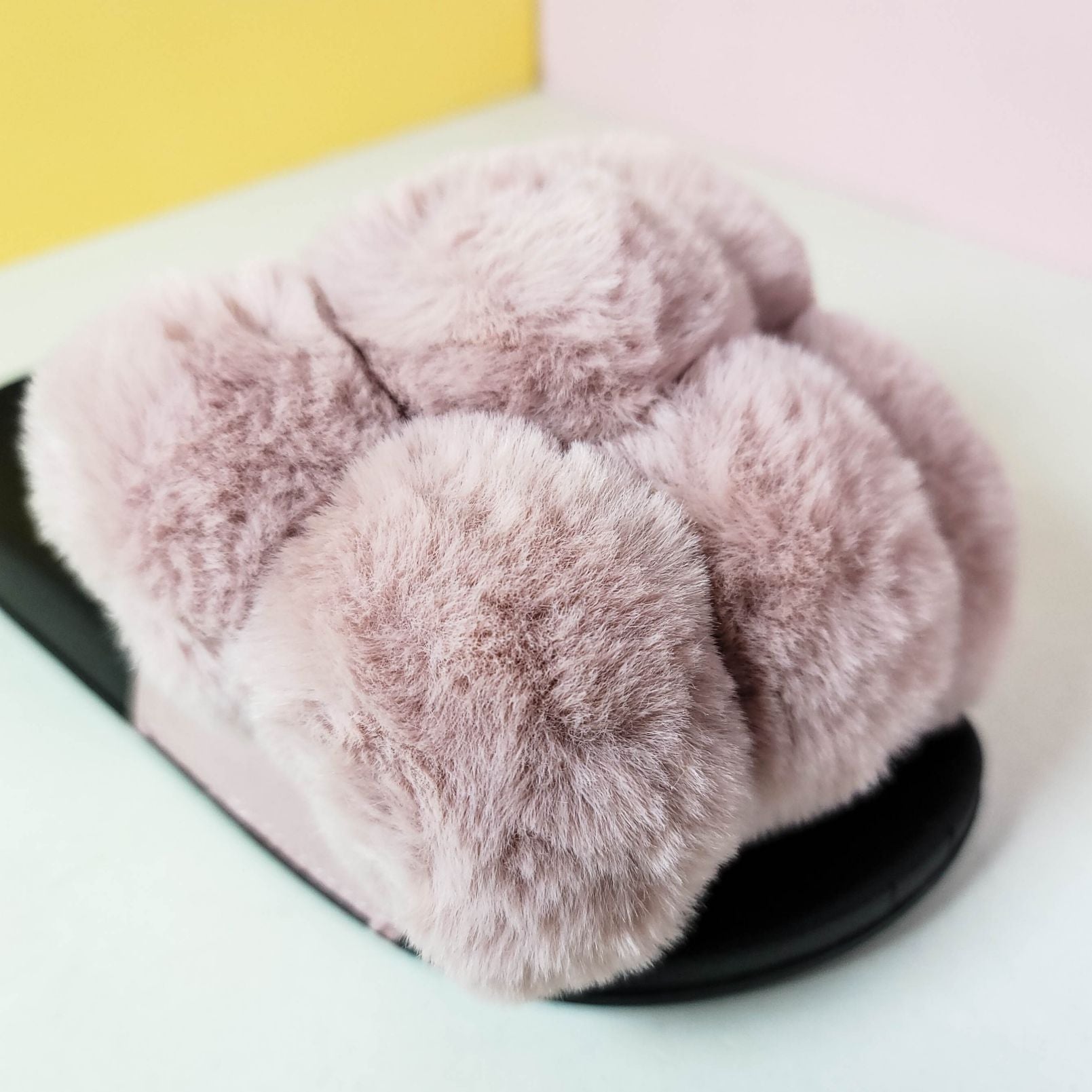 Summer Pom Pom Flip Flops Pink - toastitoes 