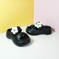 Eva Band Slippers Black - toastitoes 