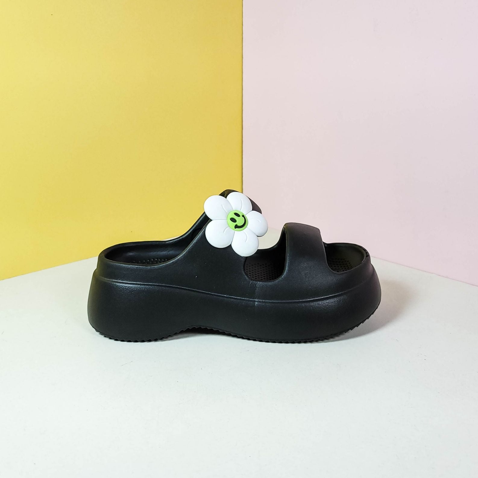 Eva Band Slippers Black - toastitoes 