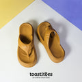 Eva Chunky Sole Thong Slippers Camel - toastitoes 