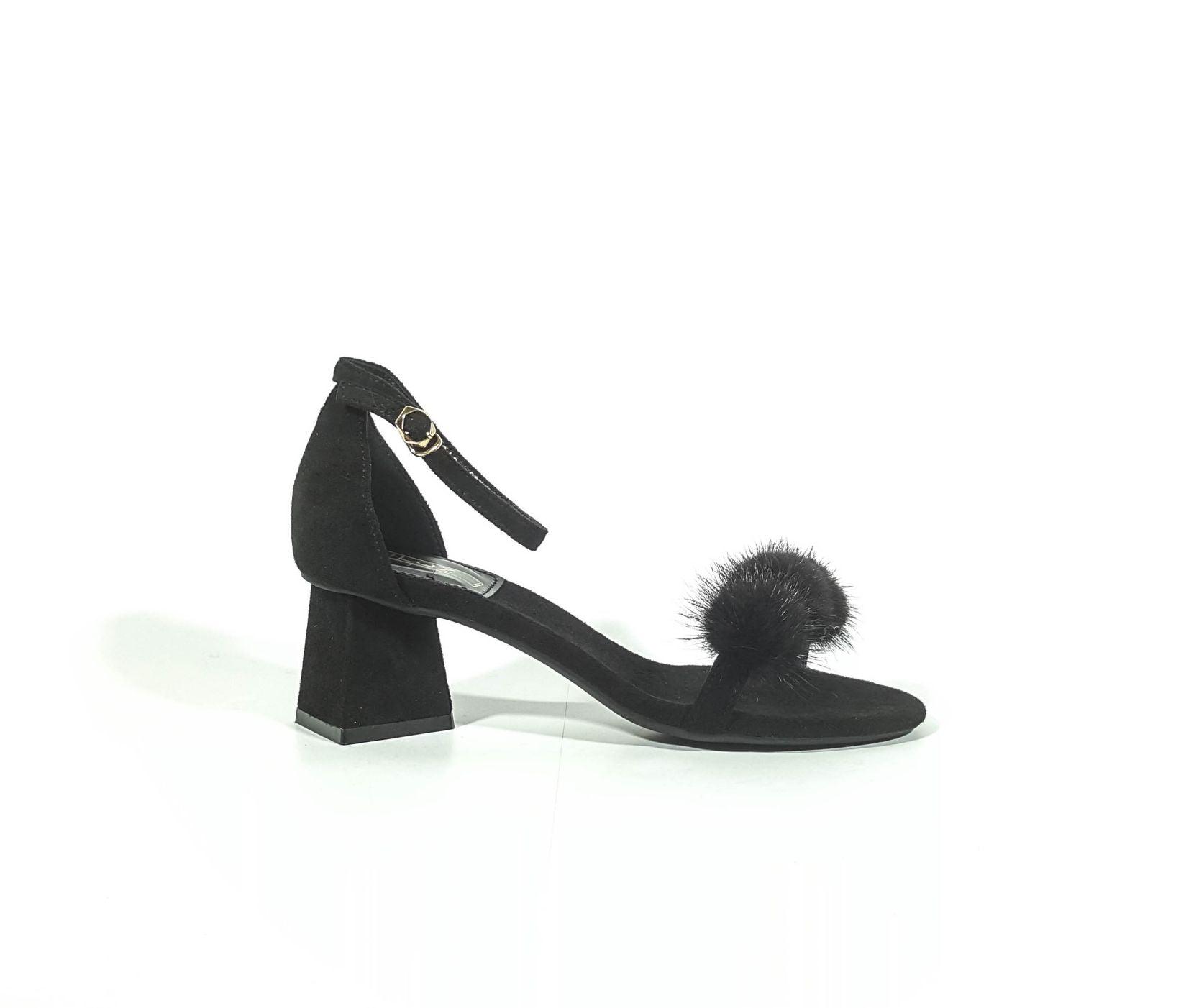 Black Suede Leather Minimalist Sandals - toastitoes 