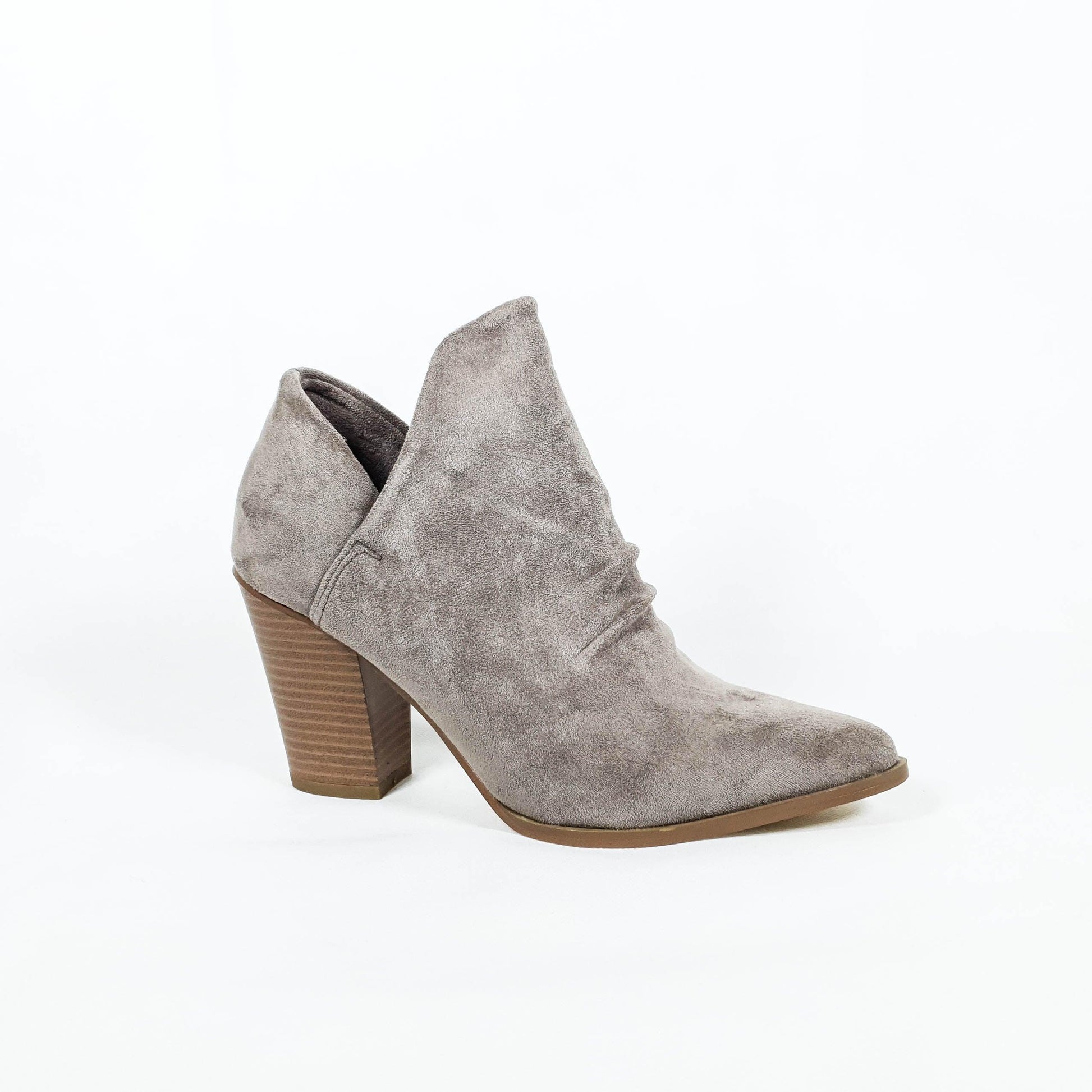 Block Heel Boots Gray - toastitoes 