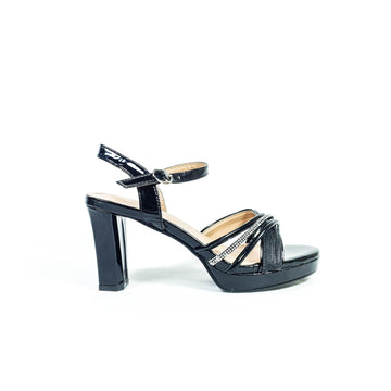 Fancy Glint Heels Black - toastitoes 